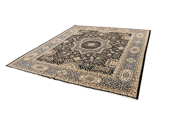 Black Mamluk 8' x 9' 8 - No. 65743 - ALRUG Rug Store
