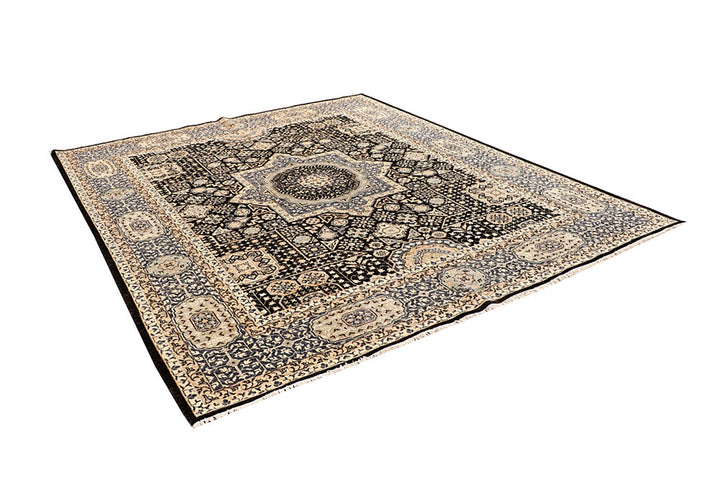 Black Mamluk 8' x 9' 8 - No. 65743 - ALRUG Rug Store