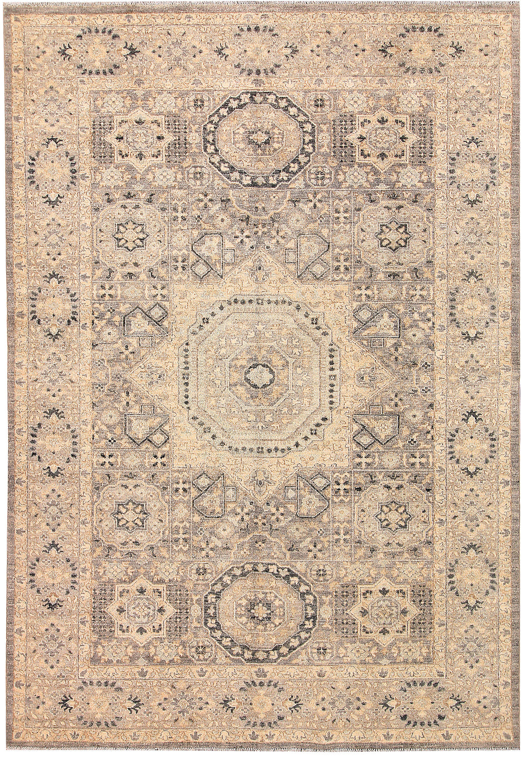Tan Mamluk 5' 11 x 8' 8 - No. 65747 - ALRUG Rug Store