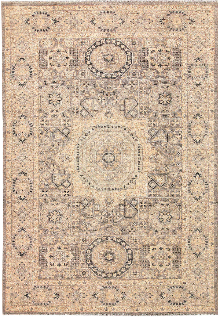 Tan Mamluk 5' 11 x 8' 8 - No. 65747 - ALRUG Rug Store