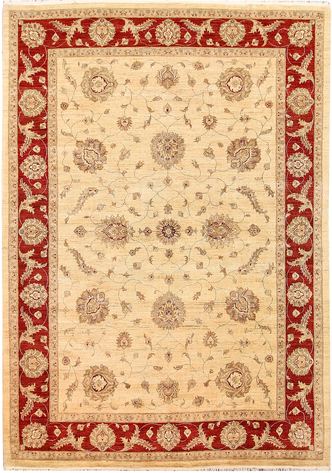 Navajo White Ziegler 8' x 11' 7 - No. 65752 - ALRUG Rug Store