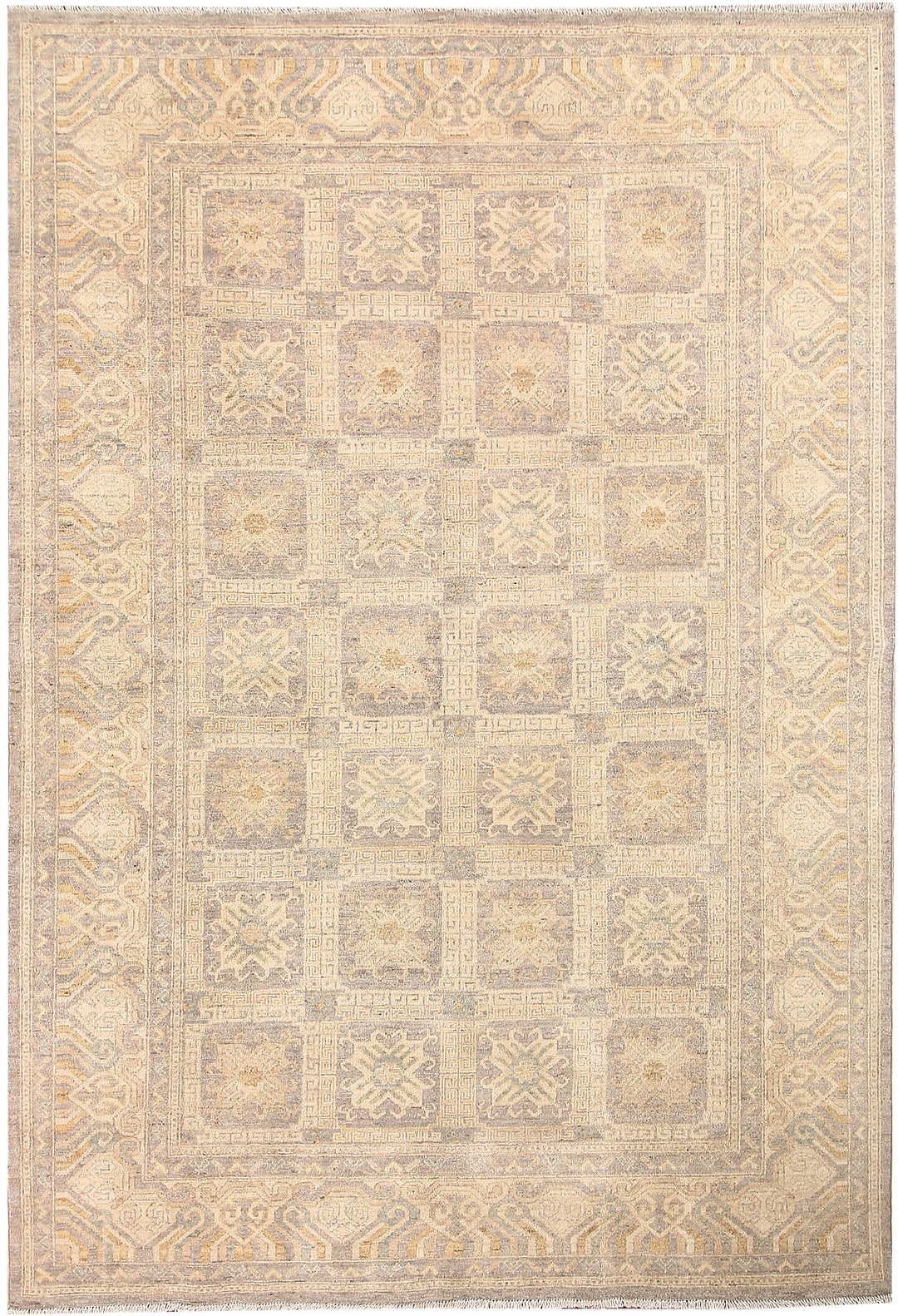 Tan Oushak 6' 1 x 8' 11 - No. 65768 - ALRUG Rug Store