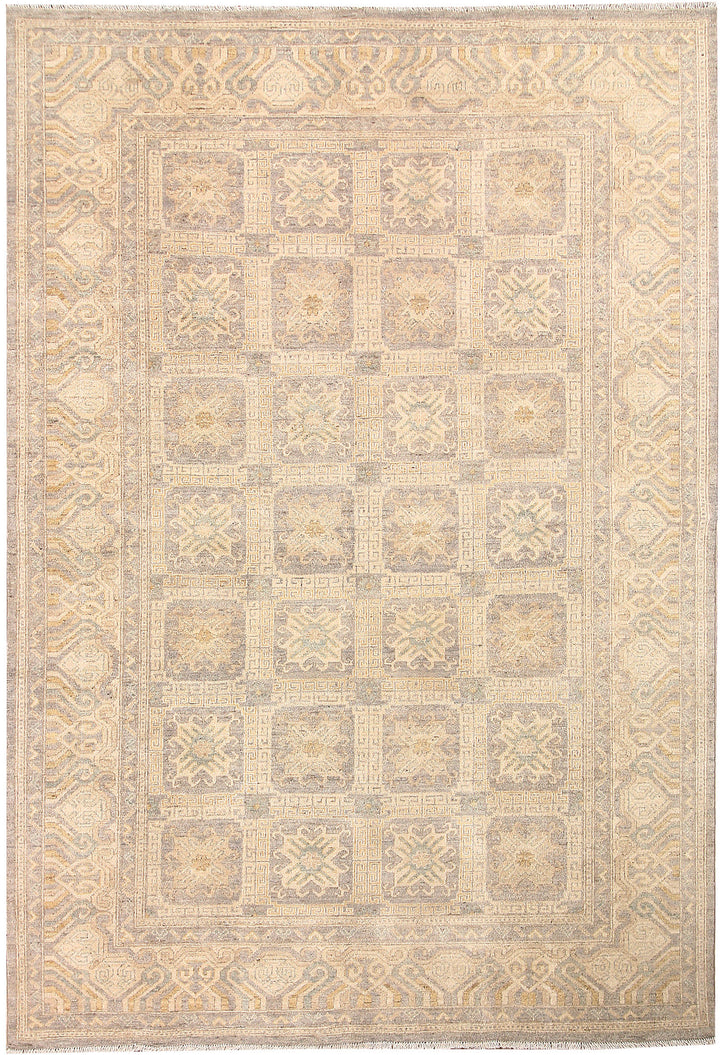 Tan Oushak 6' 1 x 8' 11 - No. 65768 - ALRUG Rug Store