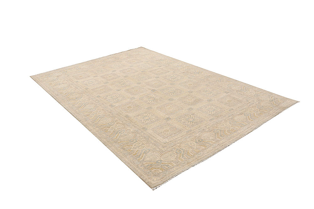 Bisque Oushak 6' 2 x 9' 2 - No. 65769 - ALRUG Rug Store
