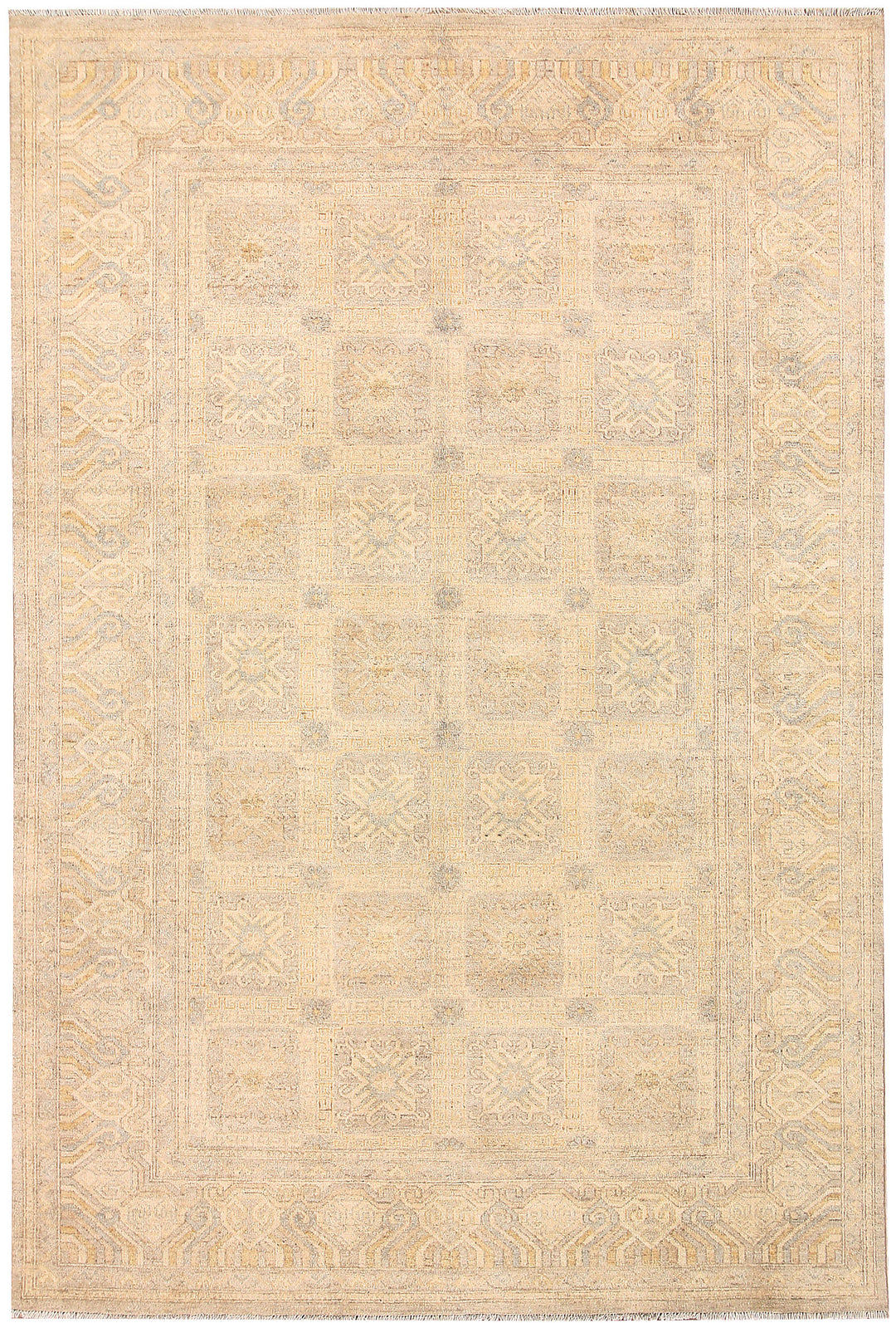 Bisque Oushak 6' 2 x 9' 2 - No. 65769 - ALRUG Rug Store