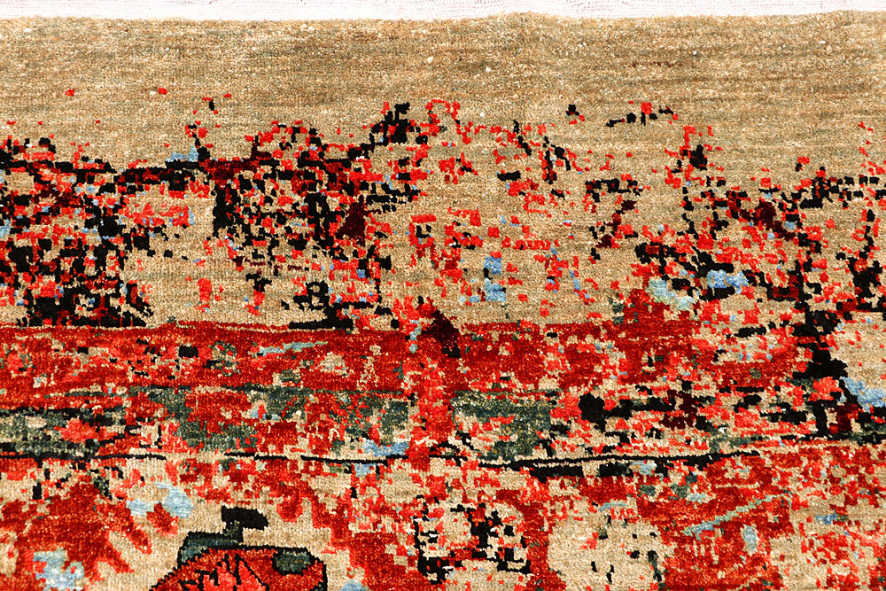 Multi Colored Ziegler 9' 1 x 12' 3 - No. 65771 - ALRUG Rug Store