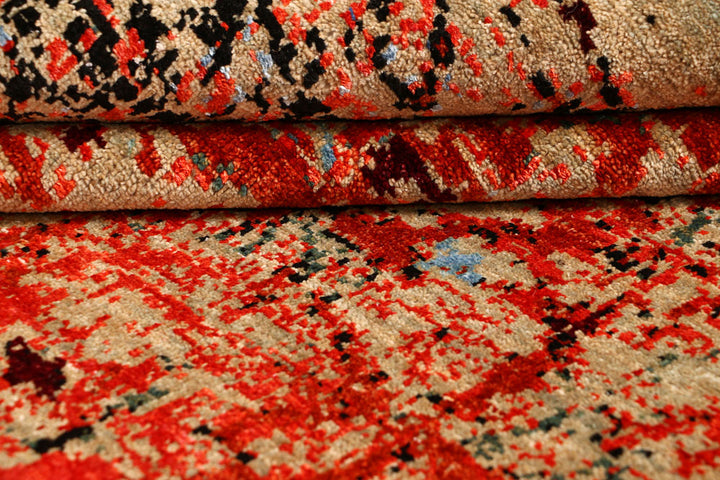 Multi Colored Ziegler 9' 1 x 12' 3 - No. 65771 - ALRUG Rug Store