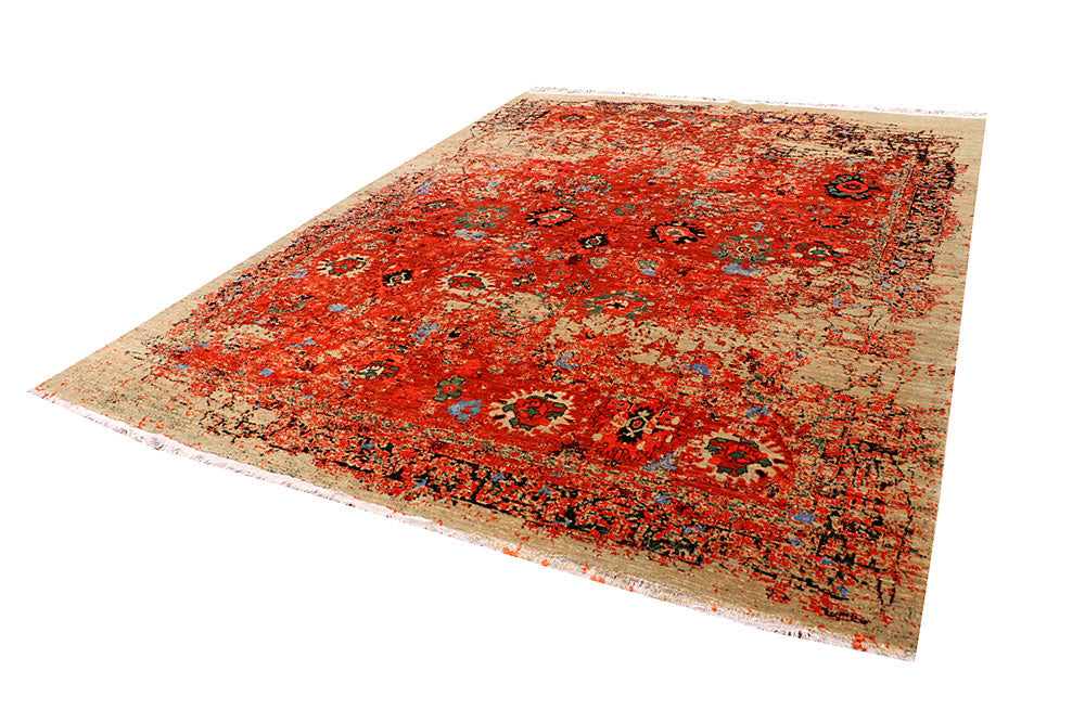 Multi Colored Ziegler 9' 1 x 12' 3 - No. 65771 - ALRUG Rug Store