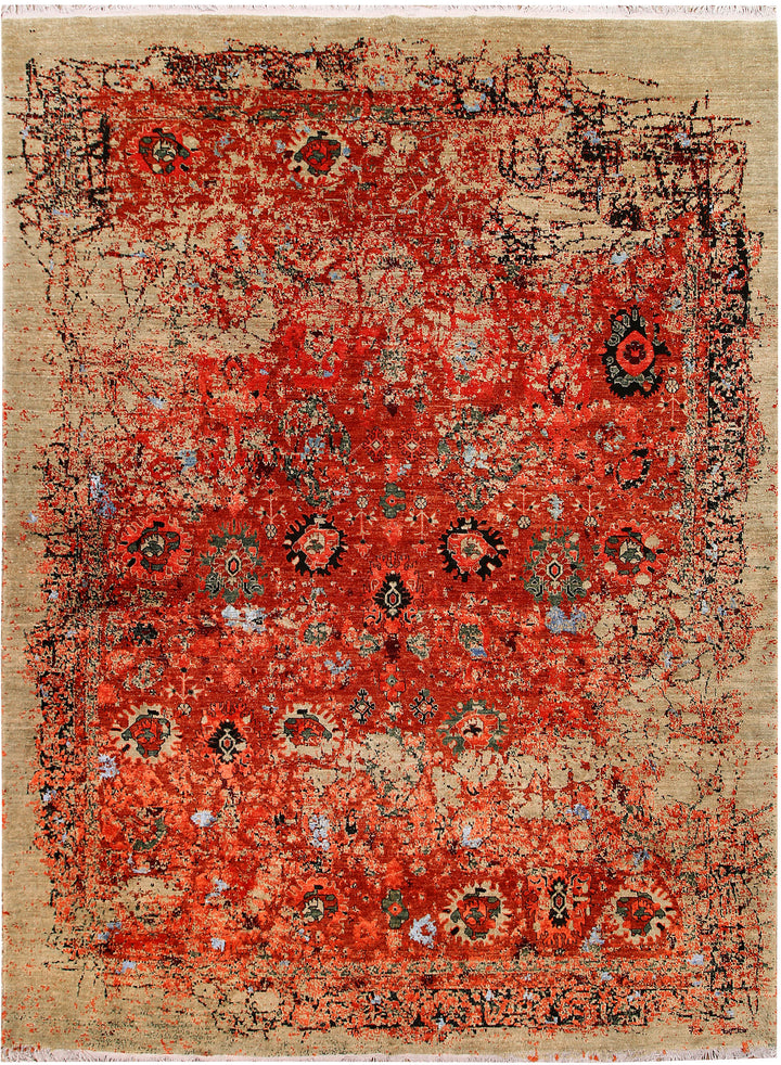 Multi Colored Ziegler 9' 1 x 12' 3 - No. 65771 - ALRUG Rug Store