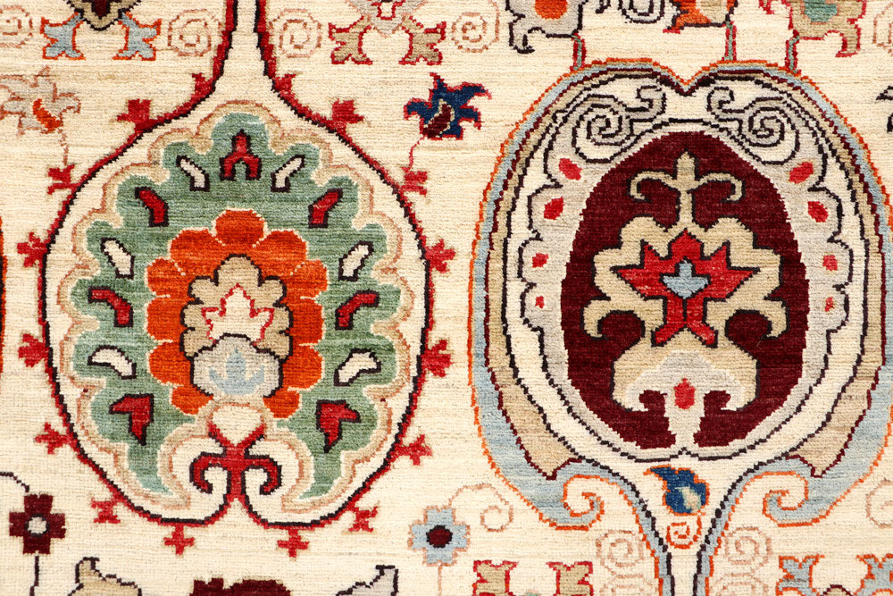 Cornsilk Ziegler 8' 11 x 11' 9 - No. 65773 - ALRUG Rug Store