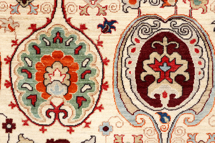 Cornsilk Ziegler 8' 11 x 11' 9 - No. 65773 - ALRUG Rug Store