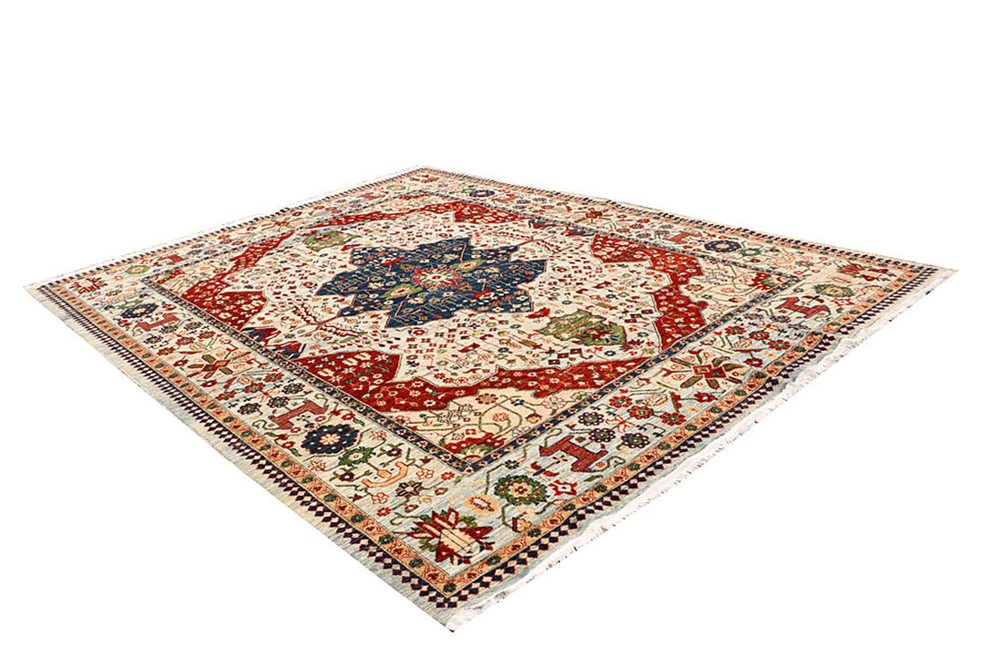 Multi Colored Ziegler 8'  7" x 11'  3" - No. QA42622