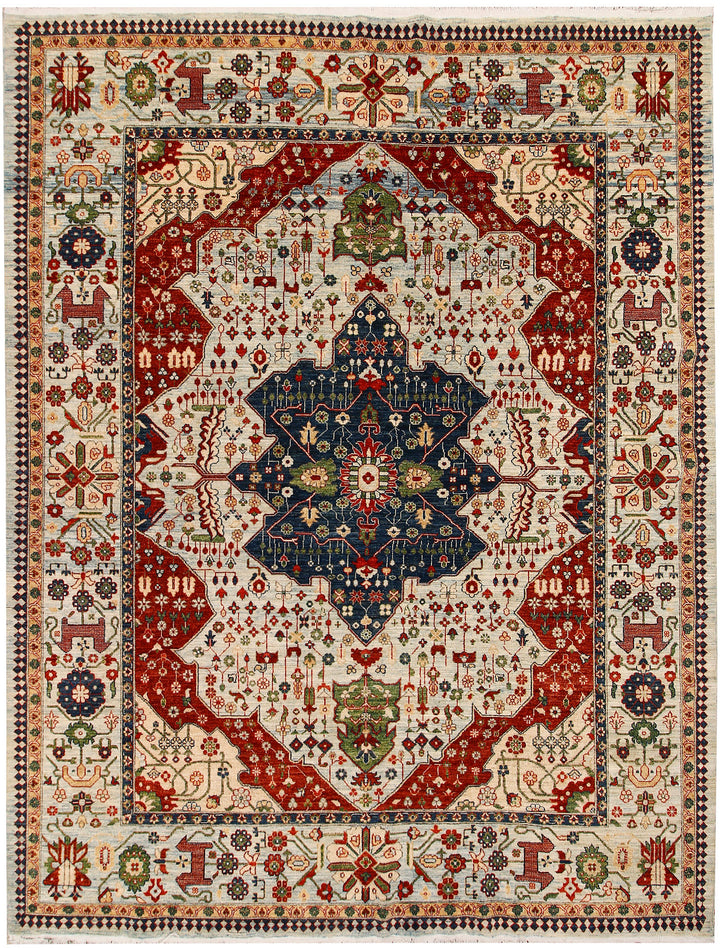 Multi Colored Ziegler 8' 7 x 11' 3 - No. 65774 - ALRUG Rug Store