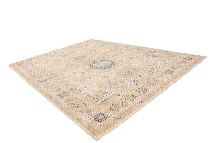 Blanched Almond Mamluk 9' 8 x 13' 5 - No. 65775 - ALRUG Rug Store
