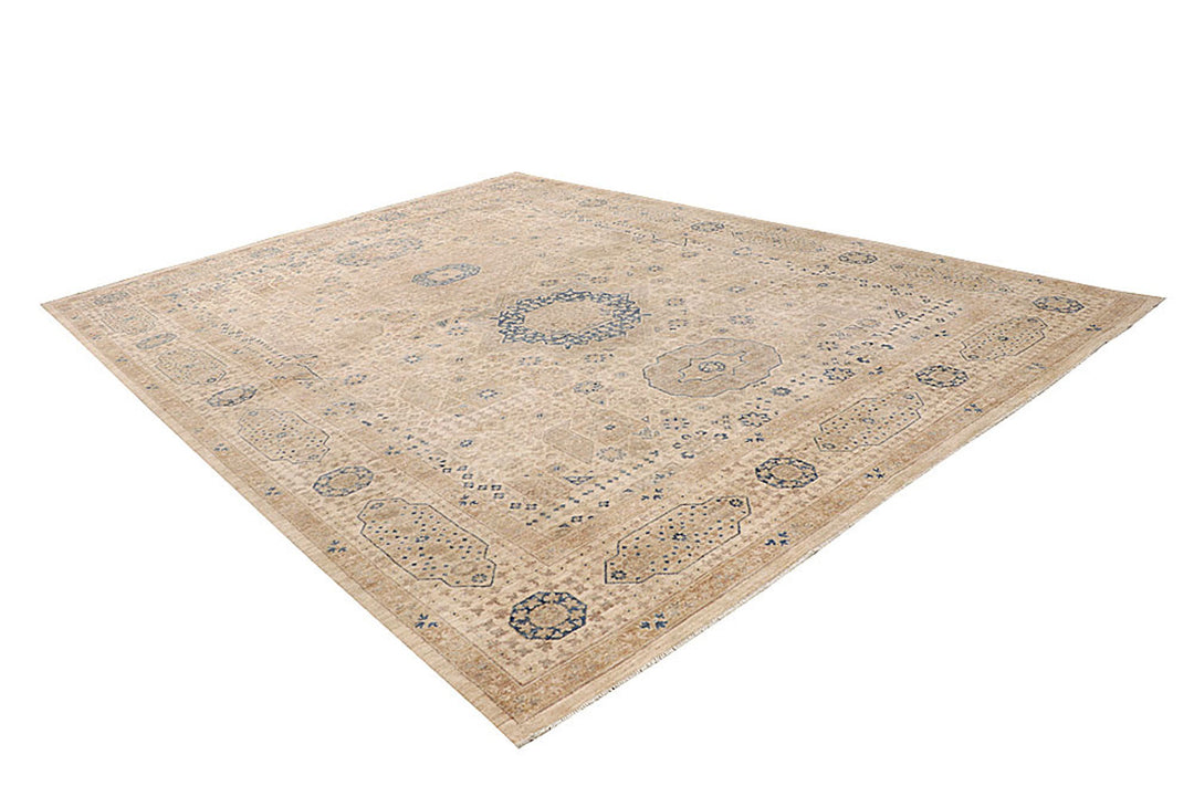 Blanched Almond Mamluk 9'  8" x 13'  5" - No. QA51360