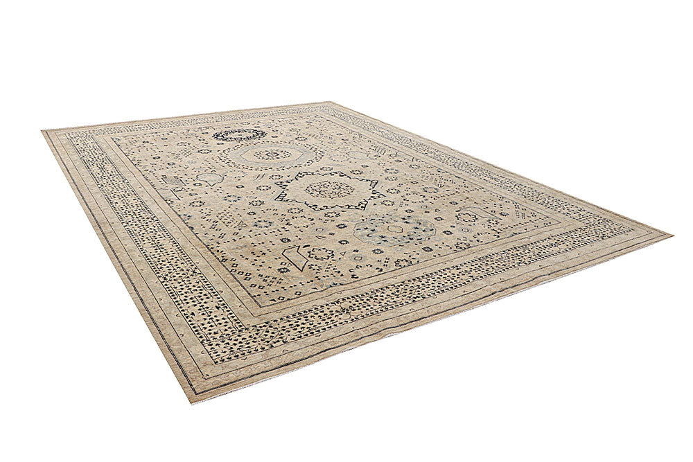 Tan Mamluk 9' 9 x 12' 9 - No. 65776 - ALRUG Rug Store