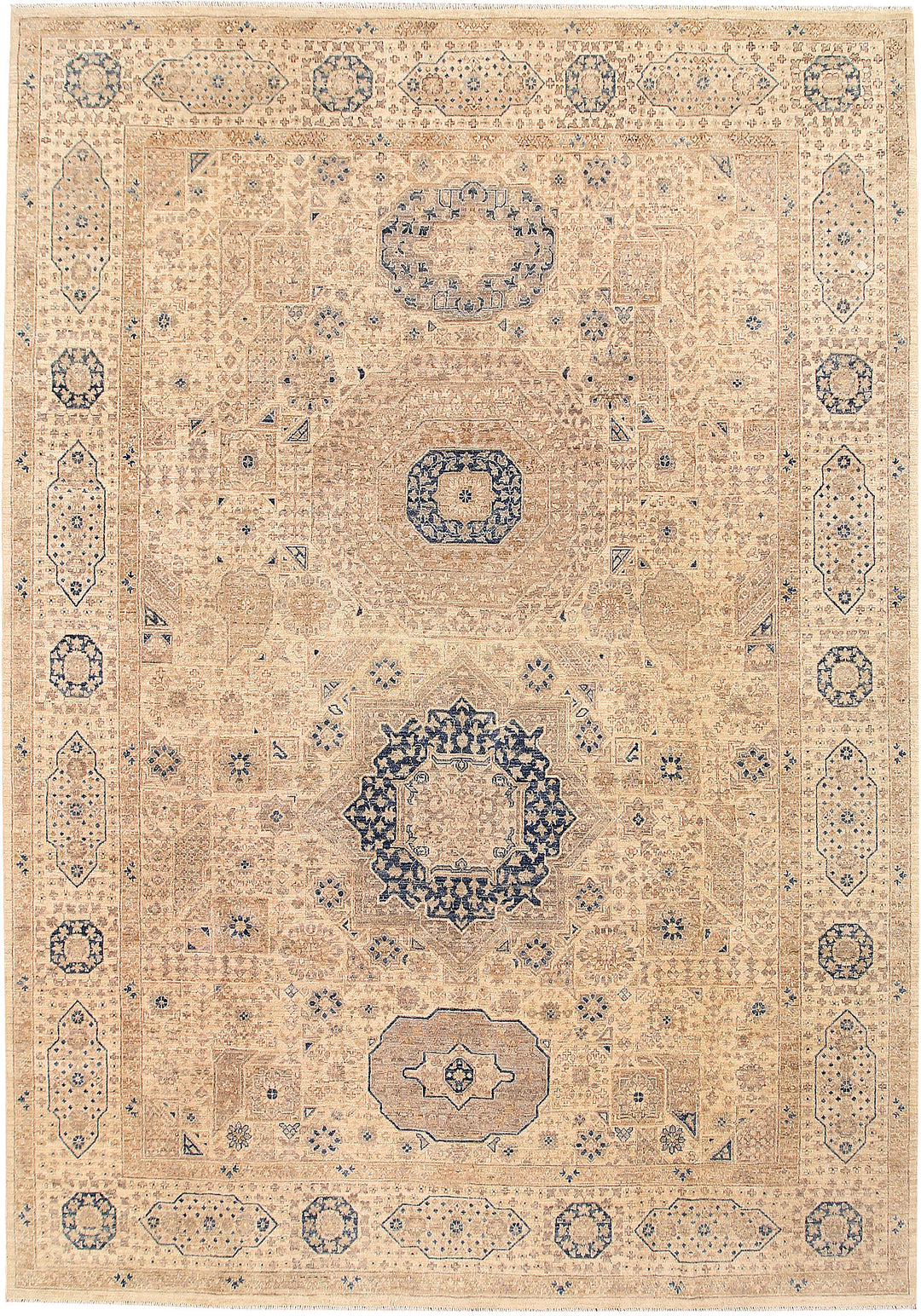 Tan Mamluk 8' 5 x 11' 6 - No. 65777 - ALRUG Rug Store