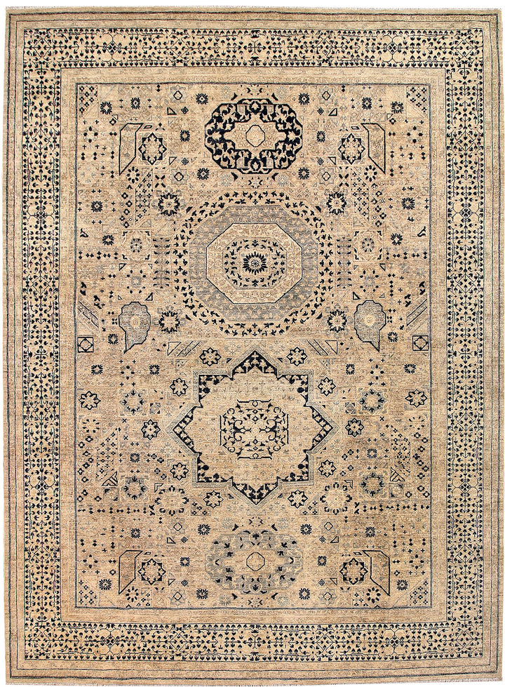 Tan Mamluk 8' 4 x 11' 3 - No. 65778 - ALRUG Rug Store
