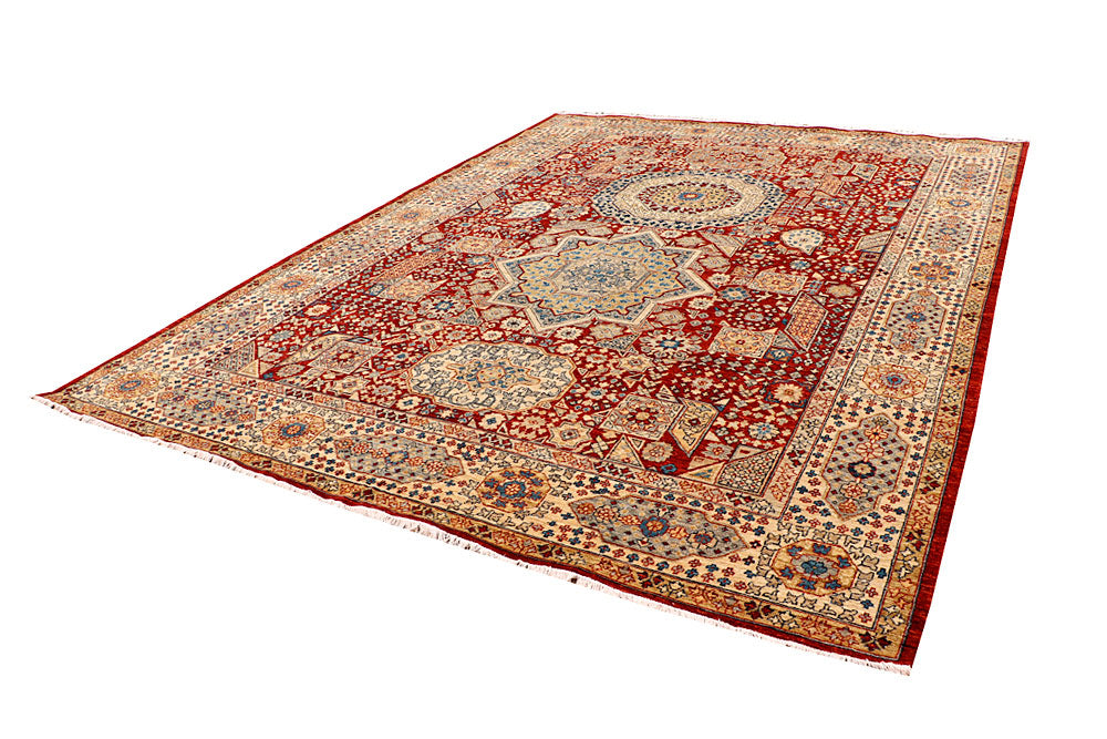Firebrick Mamluk 8' 9 x 11' 10 - No. 65779 - ALRUG Rug Store