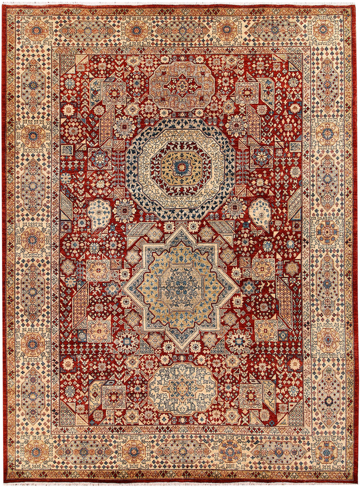 Firebrick Mamluk 8'  9" x 11'  10" - No. QA40893