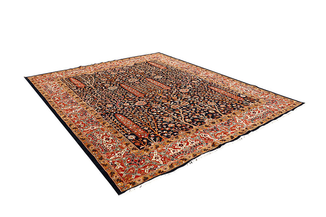 Multi Colored Ziegler 8'  1" x 9'  7" - No. QA75886