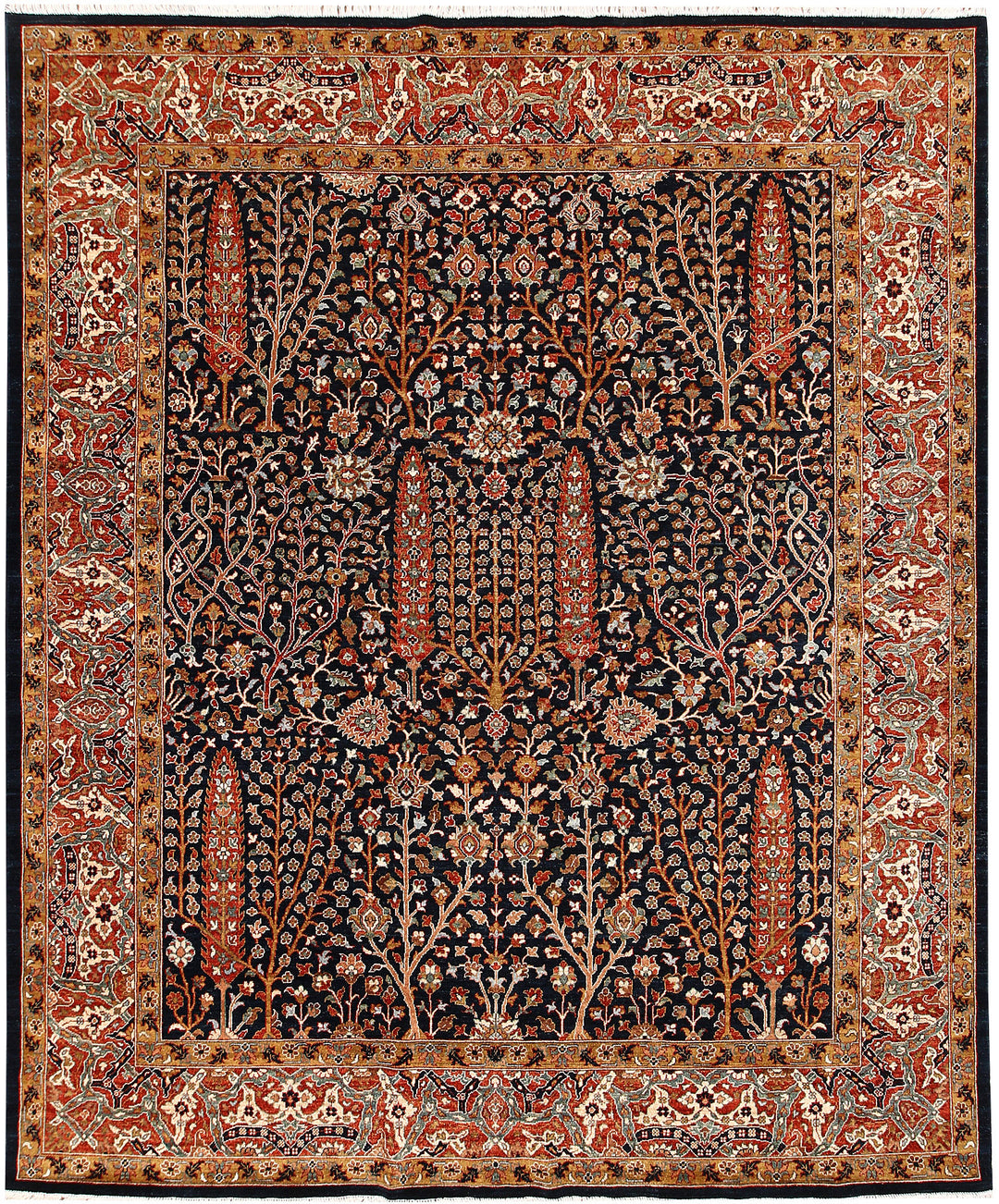 Multi Colored Ziegler 8' 1 x 9' 7 - No. 65781 - ALRUG Rug Store