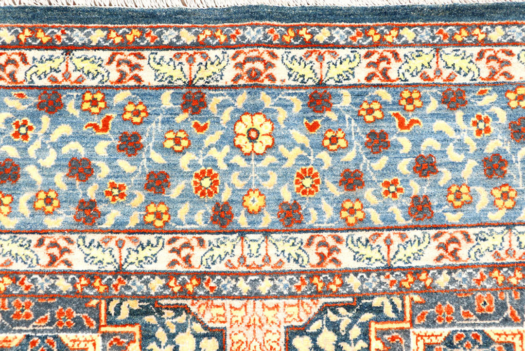 Multi Colored Mamluk 4'  10" x 9'  8" - No. QA13398