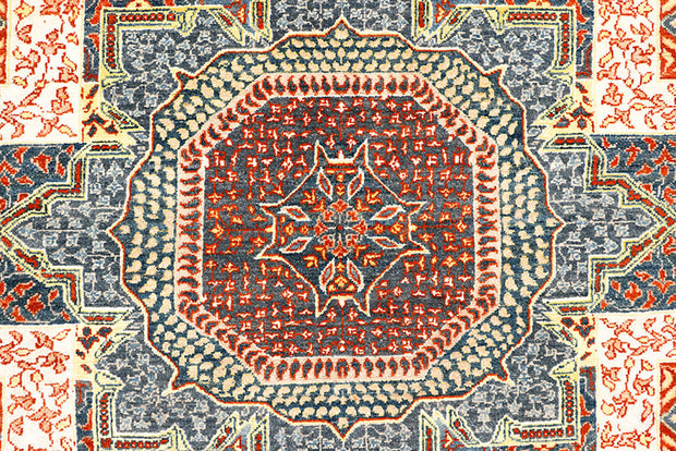 Multi Colored Mamluk 4'  10" x 9'  8" - No. QA13398