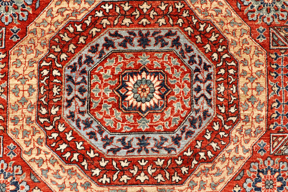 Firebrick Mamluk 8' x 9' 9 - No. 65784 - ALRUG Rug Store