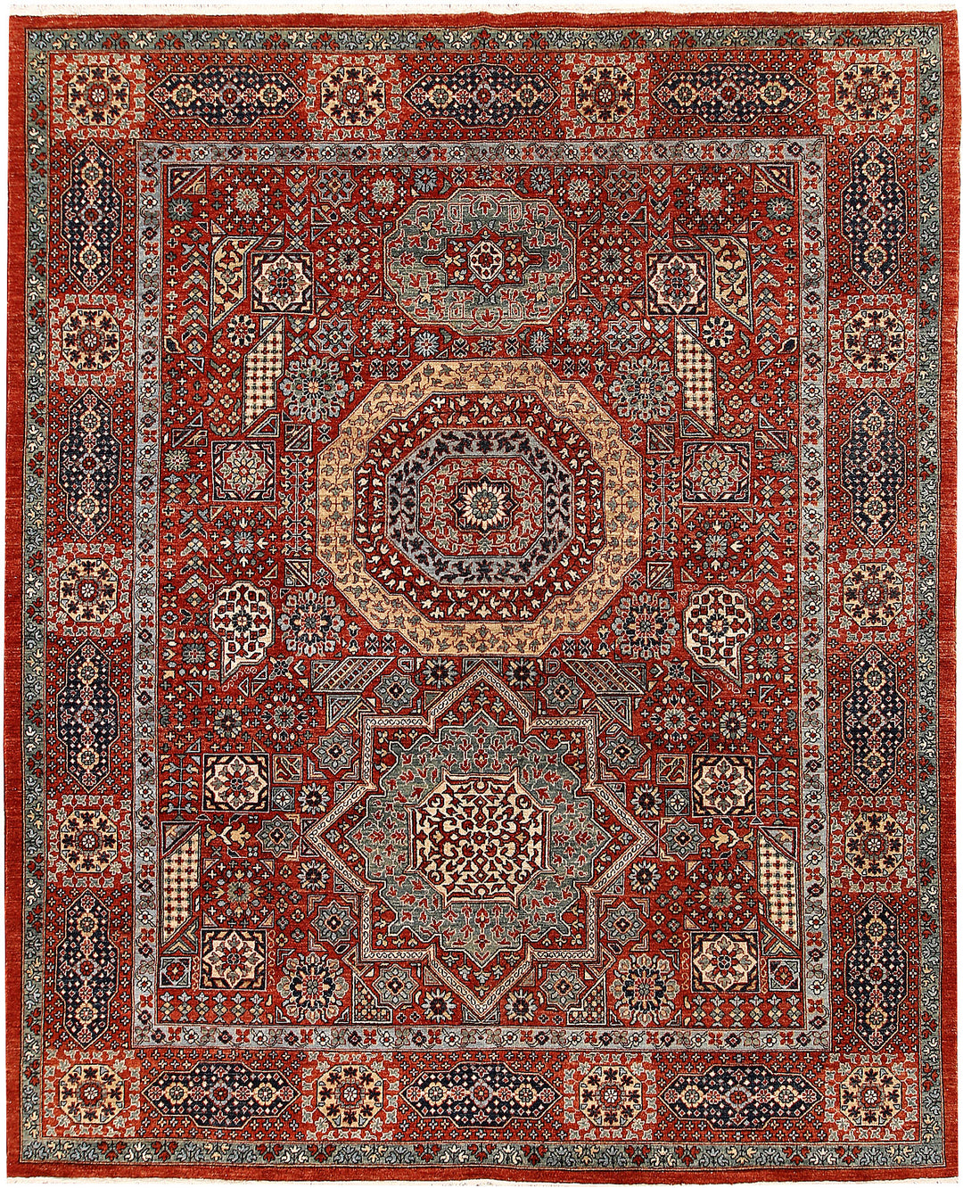 Firebrick Mamluk 8' x 9' 9 - No. 65784 - ALRUG Rug Store