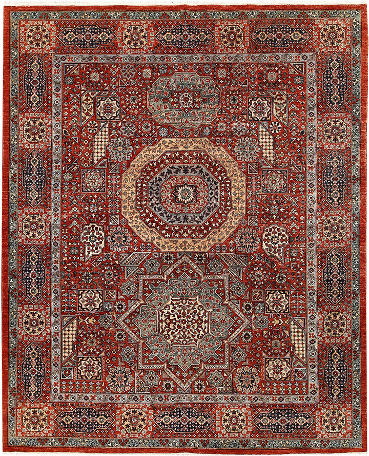 Firebrick Mamluk 8' x 9' 9 - No. 65784 - ALRUG Rug Store