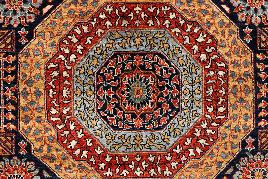 Multi Colored Mamluk 8'  x" 9'  11" - No. QA39457