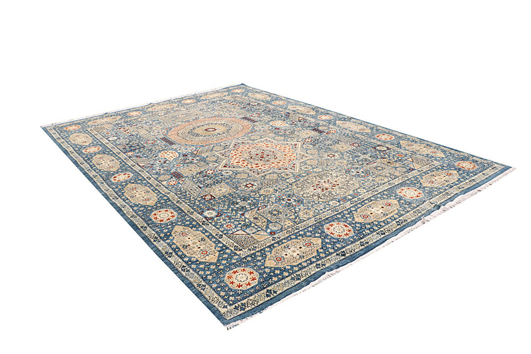 Light Slate Grey Mamluk 8'  5" x 11'  8" - No. QA69886