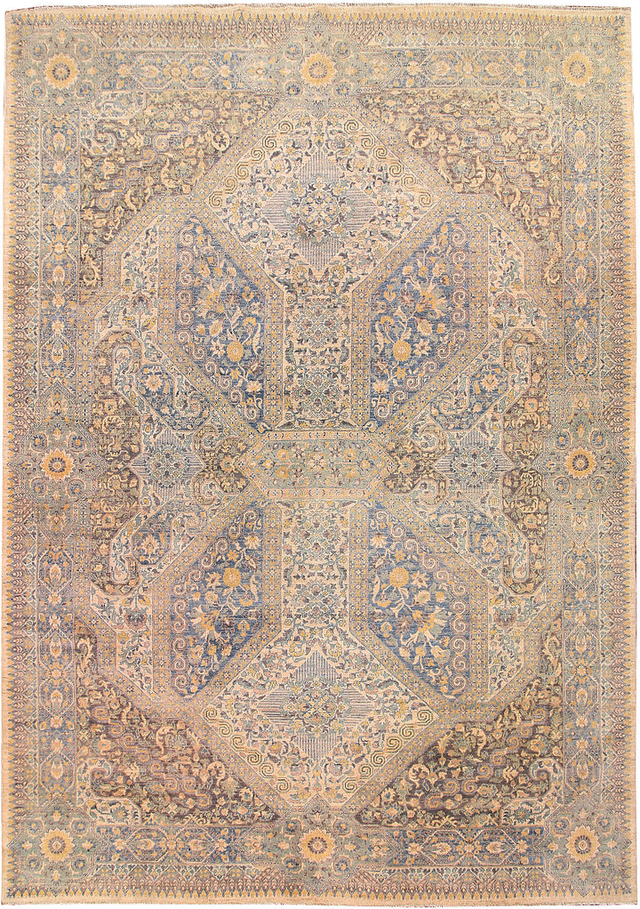 Multi Colored Mamluk 8'  9" x 12'  4" - No. QA28796