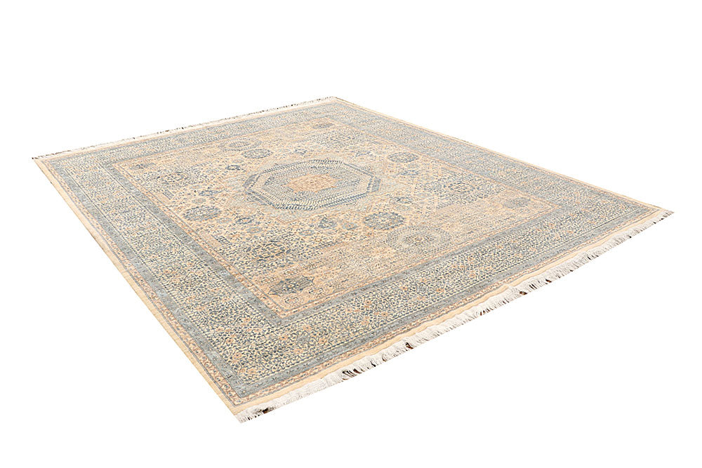Blanched Almond Mamluk 8' 2 x 9' 9 - No. 65789 - ALRUG Rug Store
