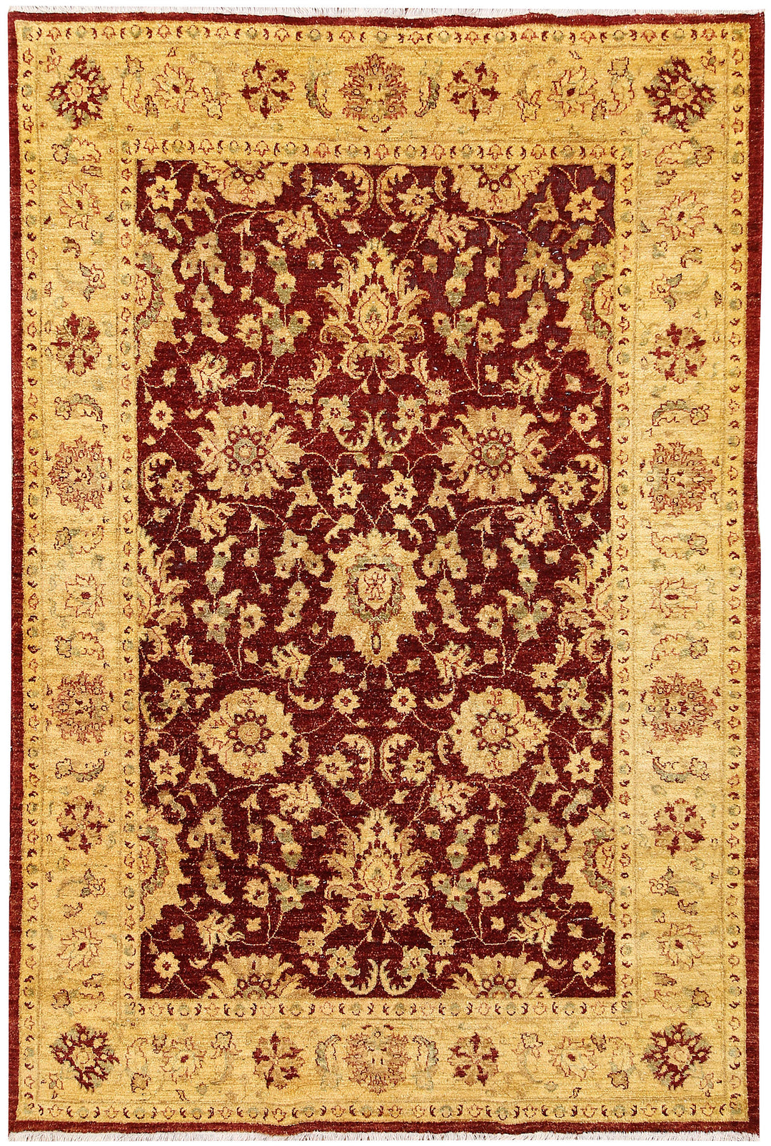 Maroon Oushak 5' 3 x 8' 1 - No. 65800 - ALRUG Rug Store