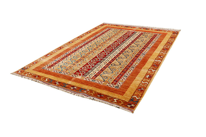 Multi Colored Shawl 5' 6 x 7' 9 - No. 65802 - ALRUG Rug Store