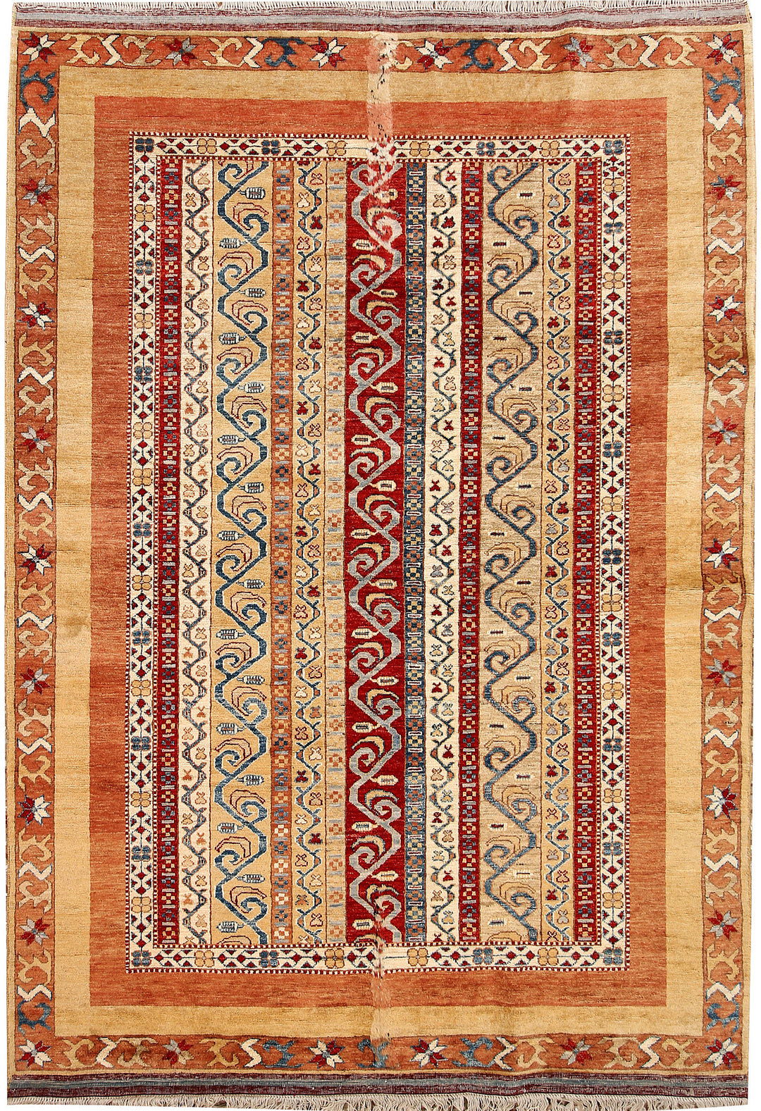 Multi Colored Shawl 5' 6 x 7' 9 - No. 65802 - ALRUG Rug Store