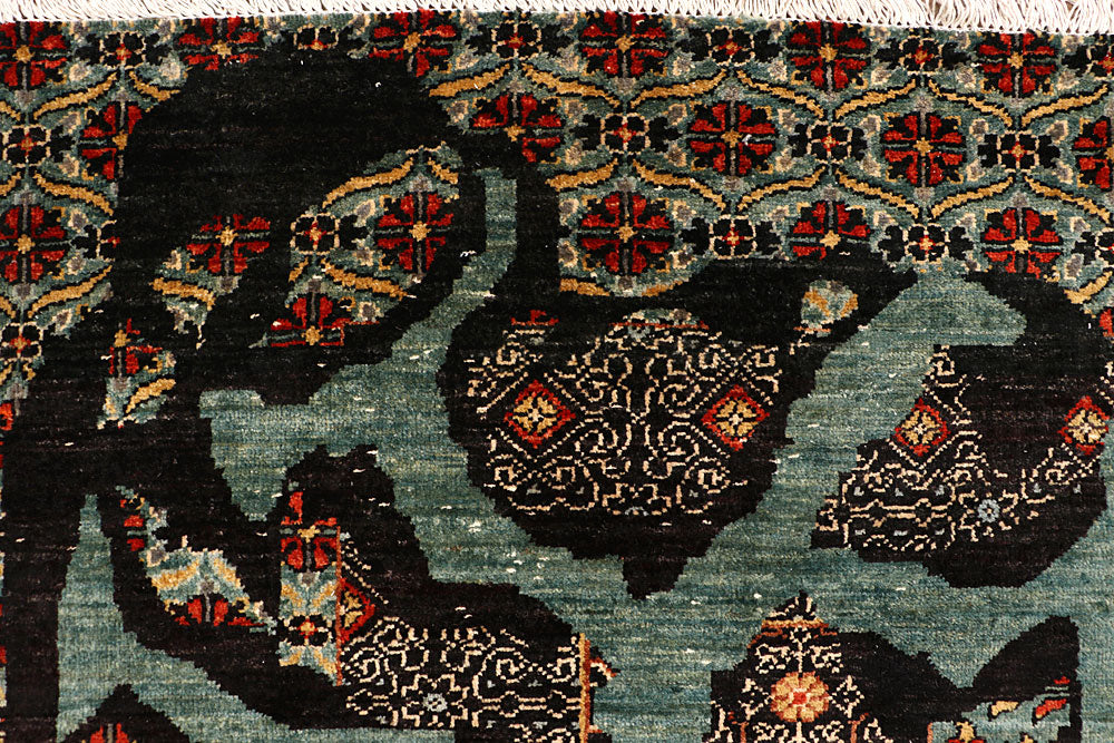 Black Mamluk 9' x 11' 11 - No. 65805 - ALRUG Rug Store