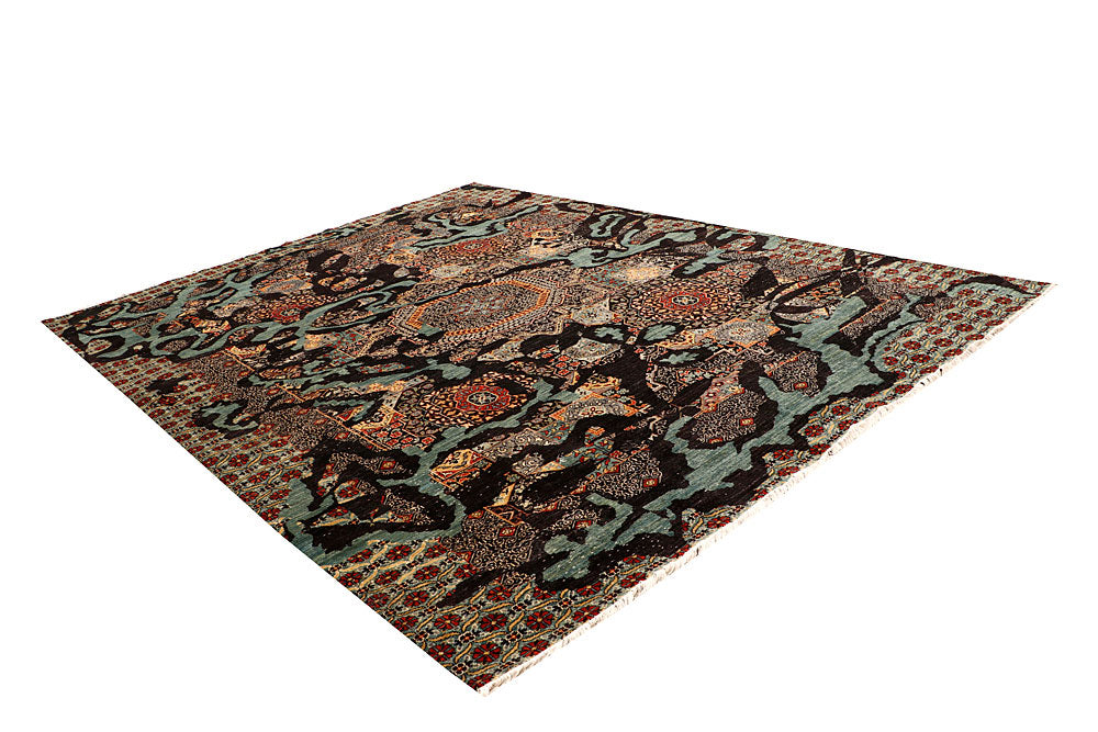 Black Mamluk 9' x 11' 11 - No. 65805 - ALRUG Rug Store