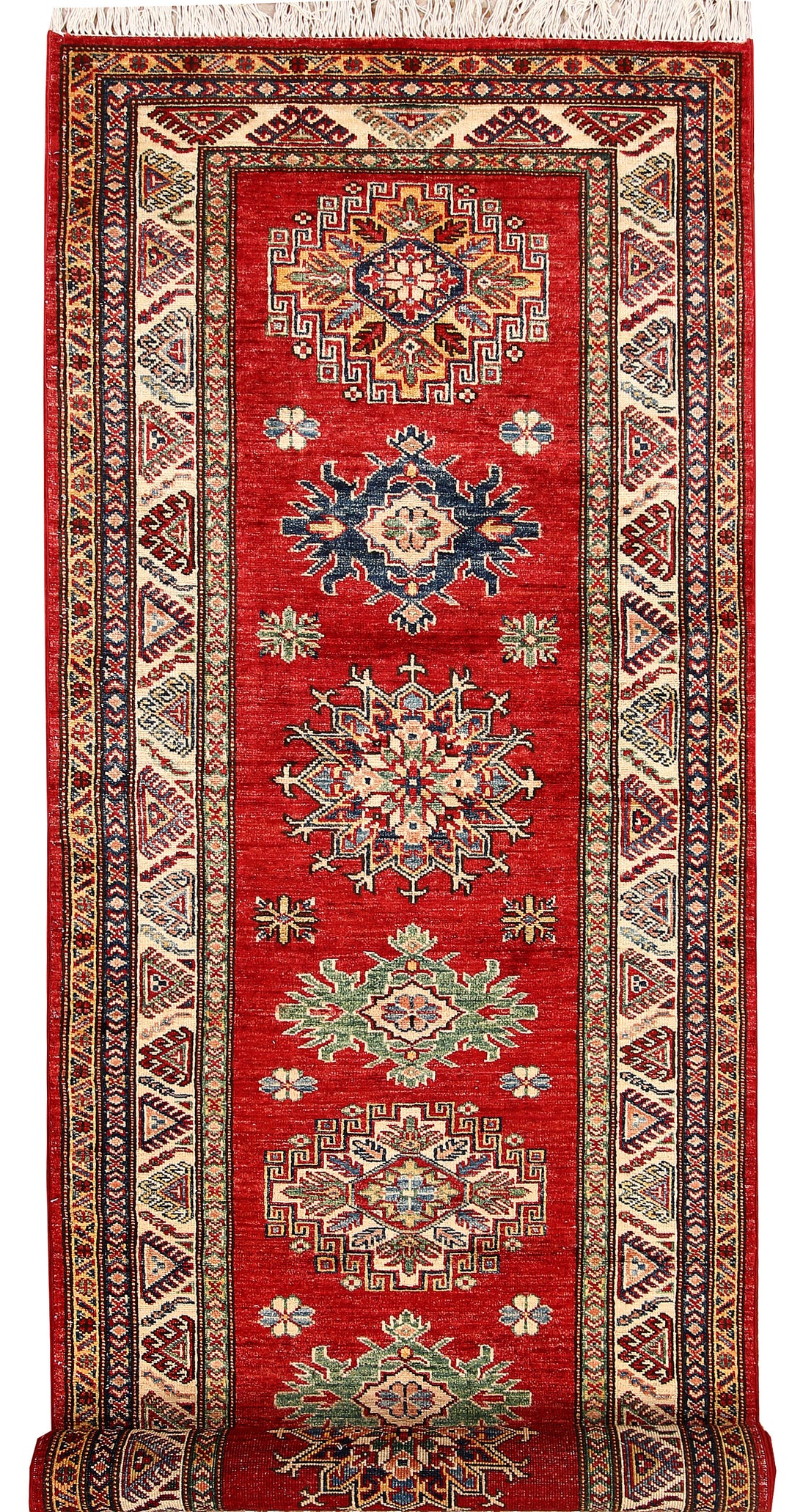 Firebrick Kazak 2' 10 x 9' 6 - No. 65810 - ALRUG Rug Store