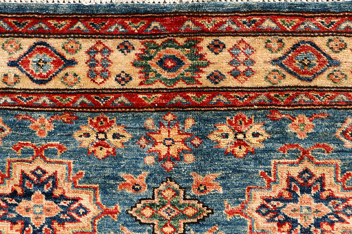 Steel Blue Kazak 3'  3" x 4'  8" - No. QA47616