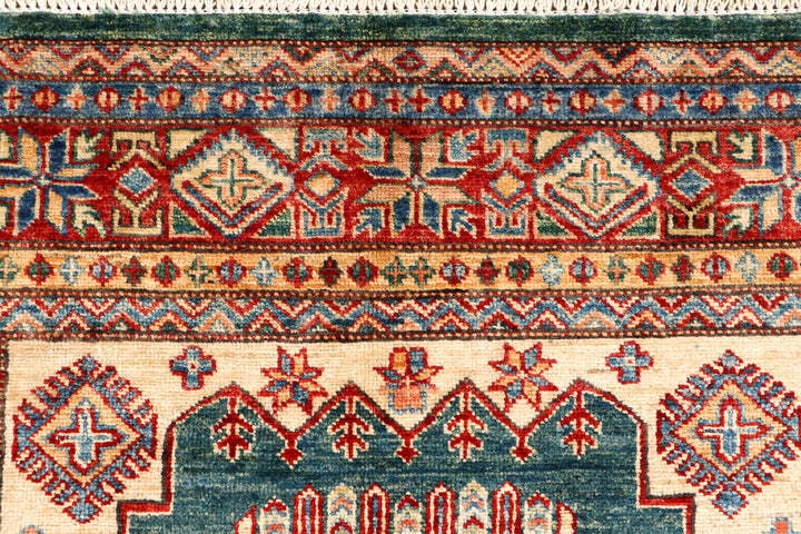 Sea Green Kazak 4' x 5' 7 - No. 65821 - ALRUG Rug Store