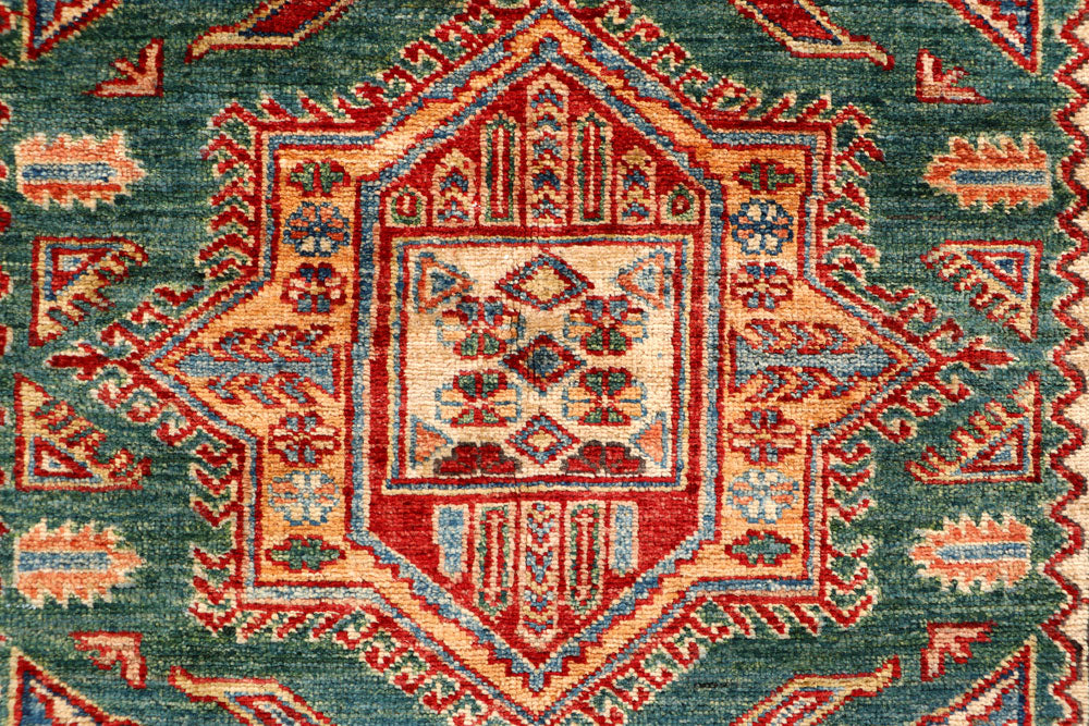 Sea Green Kazak 4' x 5' 7 - No. 65821 - ALRUG Rug Store