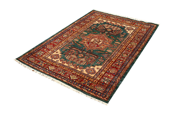 Sea Green Kazak 4' x 5' 7 - No. 65821 - ALRUG Rug Store