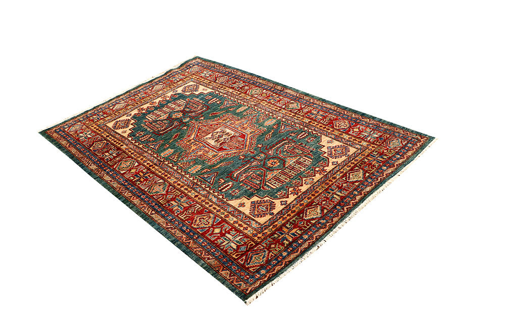 Sea Green Kazak 4' x 5' 7 - No. 65821 - ALRUG Rug Store