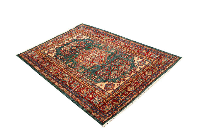 Sea Green Kazak 4' x 5' 7 - No. 65821 - ALRUG Rug Store