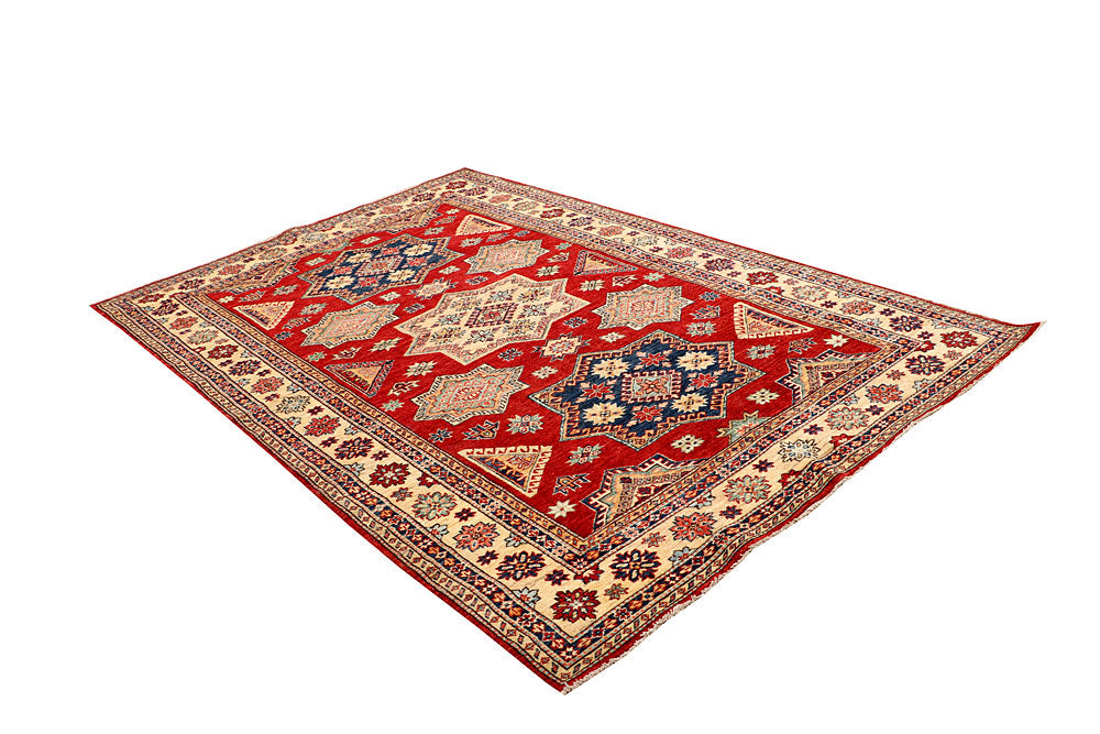 Firebrick Kazak 5' 6 x 8' 4 - No. 65825 - ALRUG Rug Store