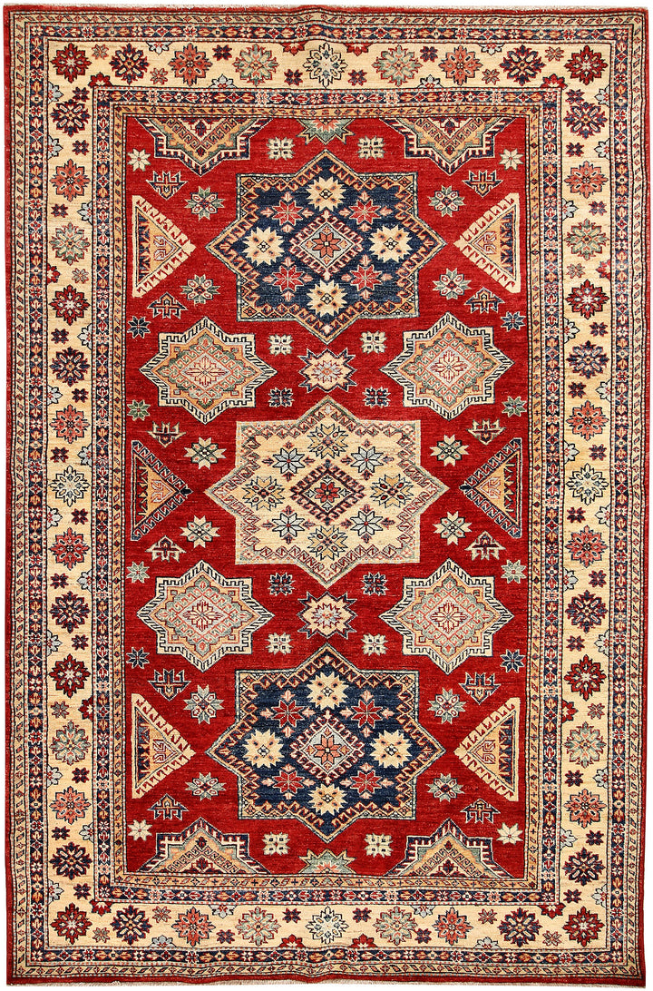 Firebrick Kazak 5' 6 x 8' 4 - No. 65825 - ALRUG Rug Store