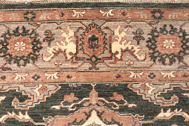 Dark Olive Green Oushak 8' x 10' 2 - No. 65831 - ALRUG Rug Store